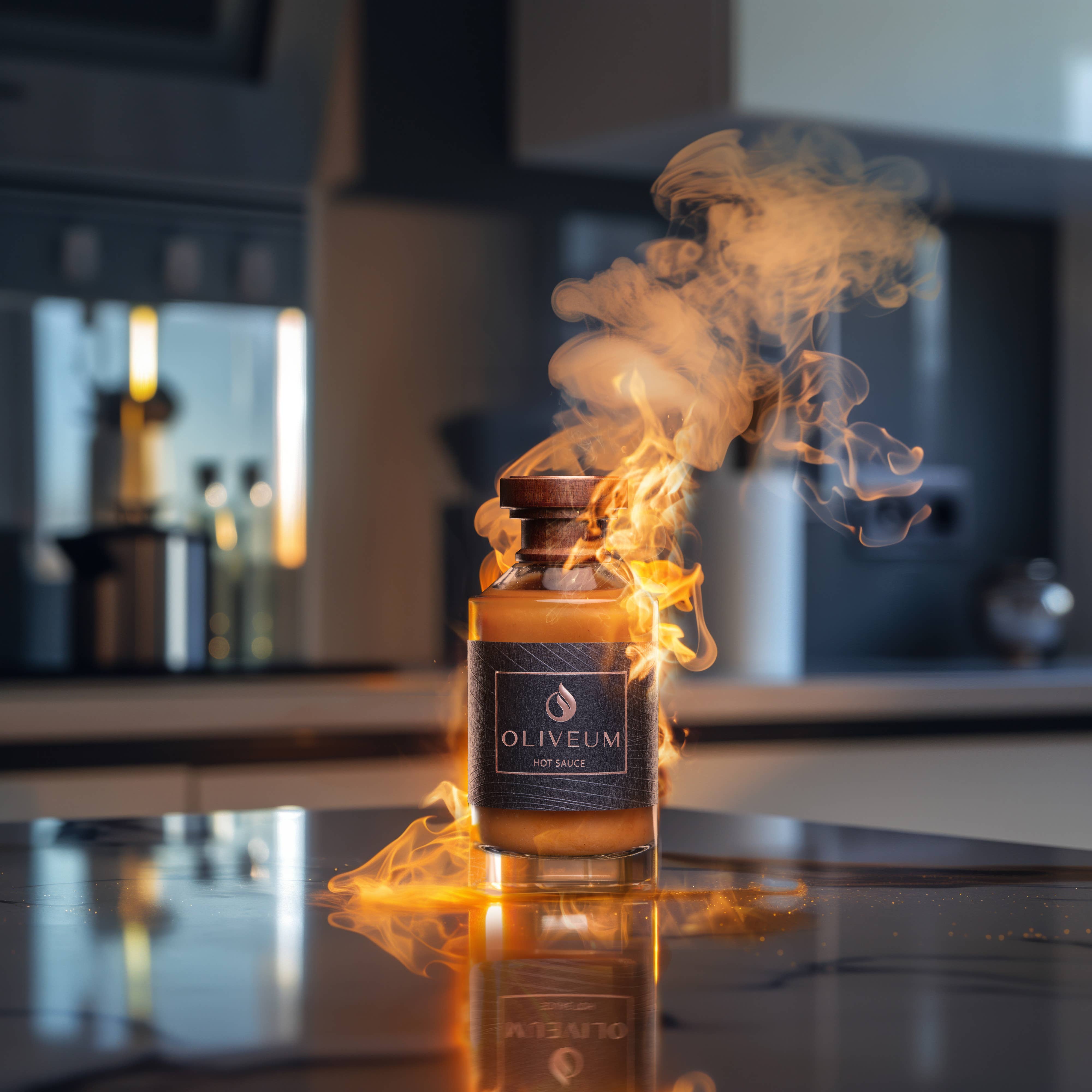 Oliveum - Venta al por mayor Salsas picantes - Salsa picante Oliveum, barbacoa picante, condimento gourmet de lujo5