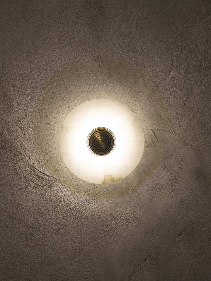 Kampala Antik Marmor LED Vägglampa 20 cm för wholesale av HEKA LIGHTING & TRADING LTD