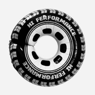 Ballon en aluminium en forme de pneu de voiture de course pour la vente par Partybarco