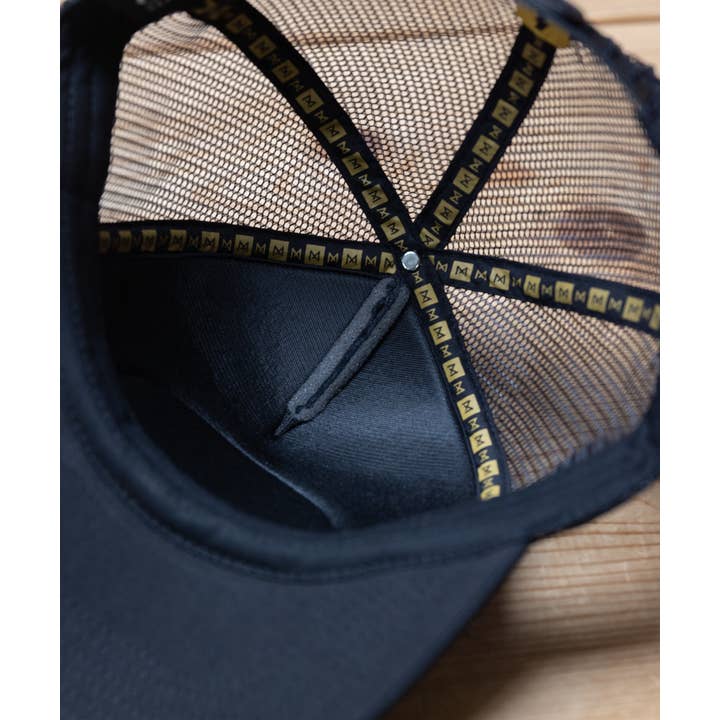 Maria Riding Company - Wholesale Trucker Hat - Unisex - Black Spark Plug Trucker Cap8