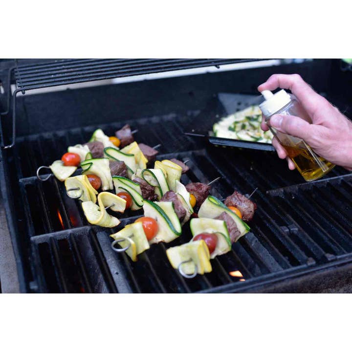 TableCraft Products Company - Wholesale Oil/Vinegar Dispenser - 2.25 oz Oil Mister Glass, Chrome Plated Plastic Top4