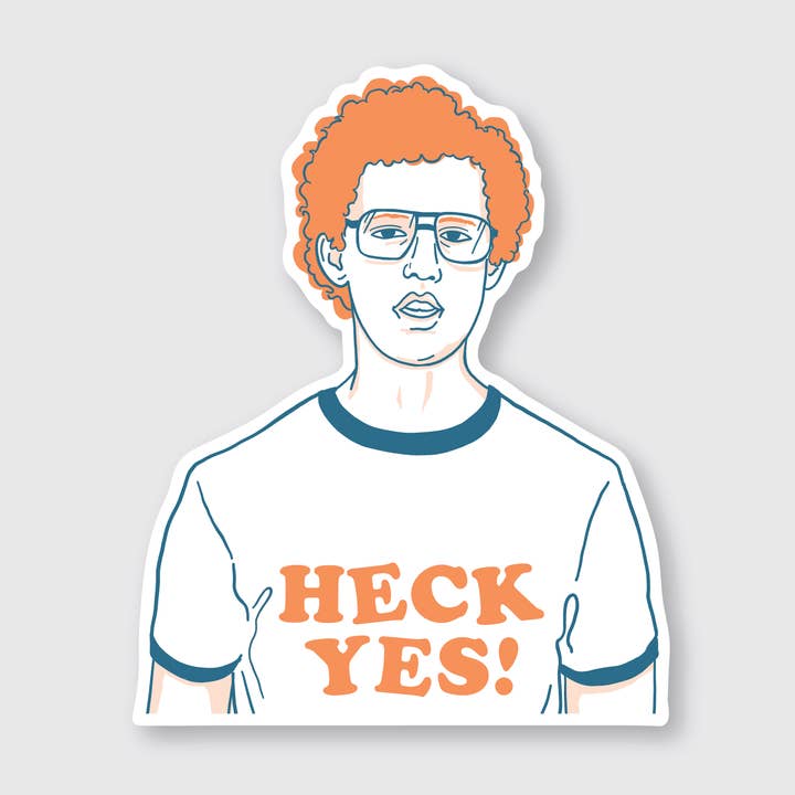 Pike Street Press – Engroshandel Klistermærke – Heck Ja Sticker0