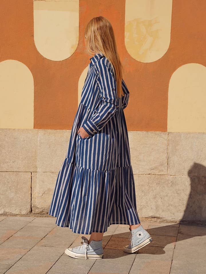 Sanjanaandme - Wholesale Dress - Women's - Arya Blue Dress7