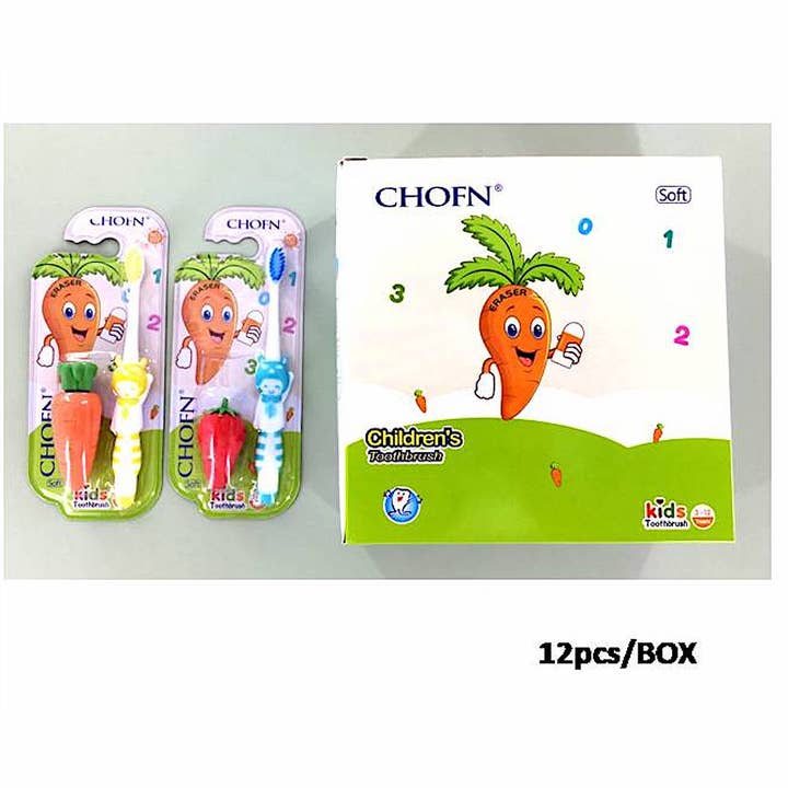 Atlas Fashion - Wholesale Toothbrush - Kids & Baby - 12 PCS Children's Toothbrush & Toy Set1