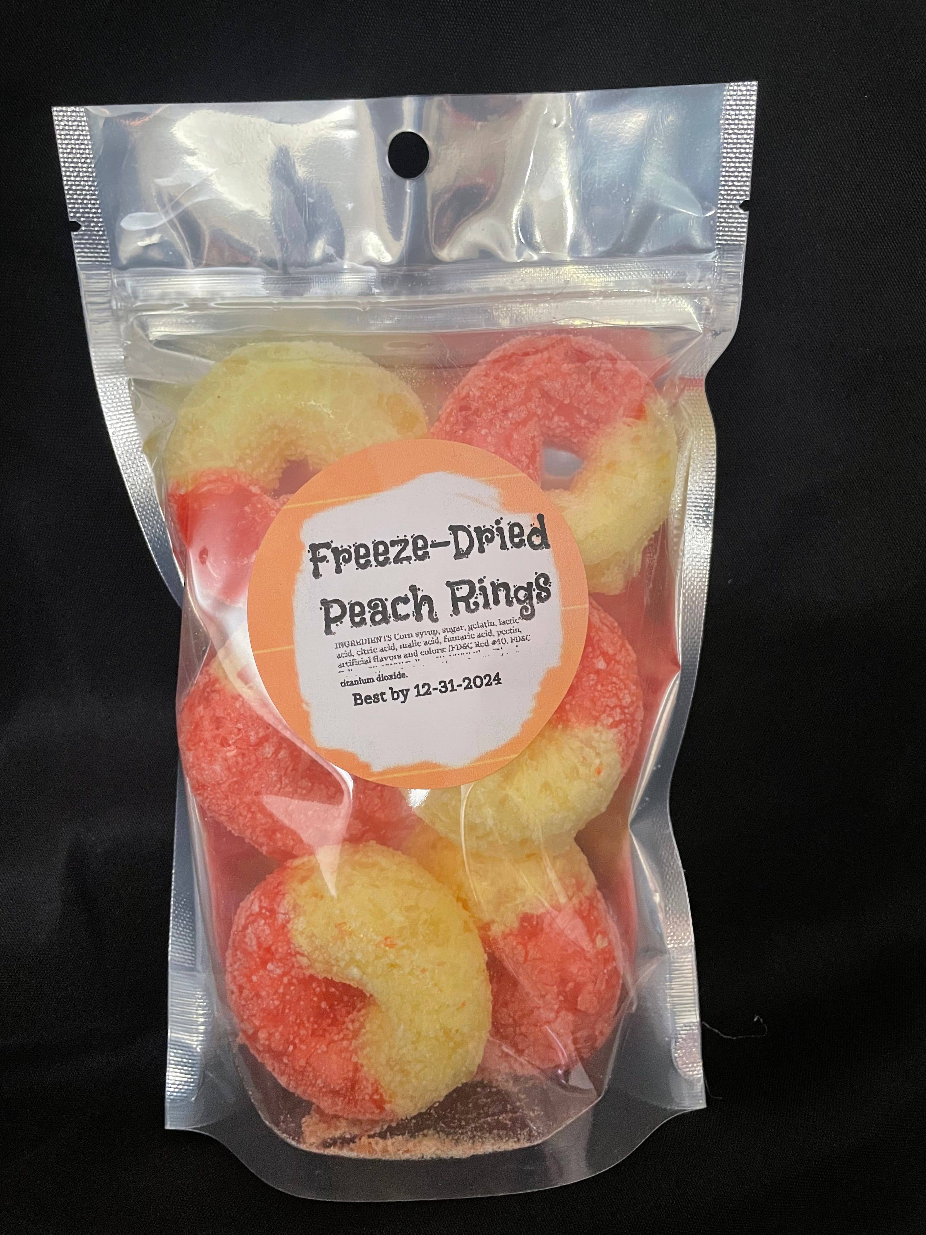 Freeze Dried Pickle Favorites and more - Wholesale Hard Candy - Freeze Dried Candy Peach Rings0