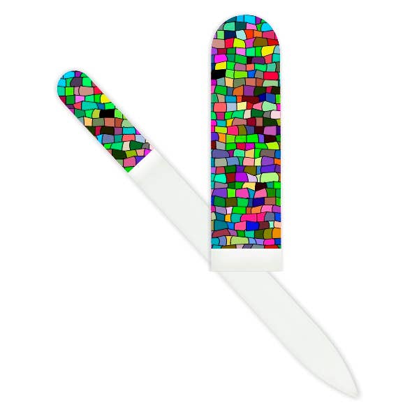 Smart Charms - Wholesale Nail File - Stained Glass Glass Nail File