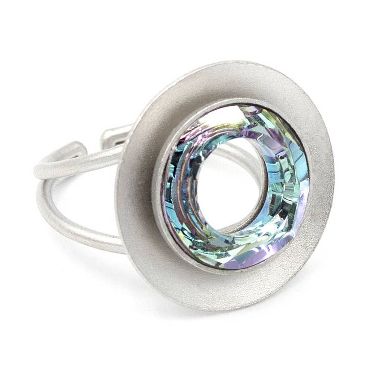 Cosmic Ring 10 Anel Elegant com cristal cintilante por atacado de Sergio Engel jewellery