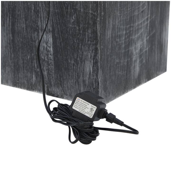 Import Corner - Wholesale Outdoor Ornament/Decor - A-22927: METAL WATER FOUNTAIN WITH LED LGHTS 15"W, 42"H6