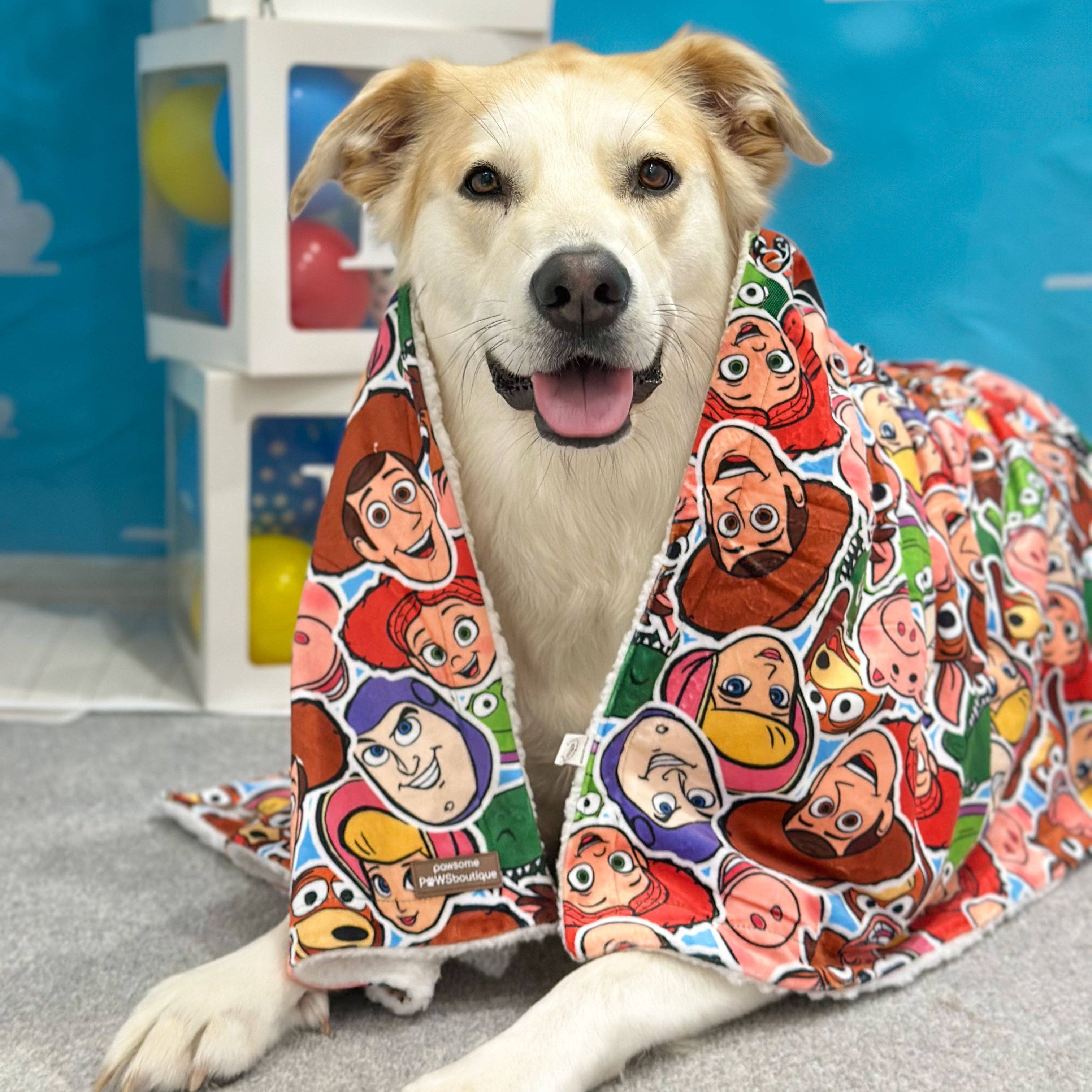 Pawsome Paws – Engroshandel Tæppe til kæledyr - Hund – Disney© hundetæppe - Toy Story venner8