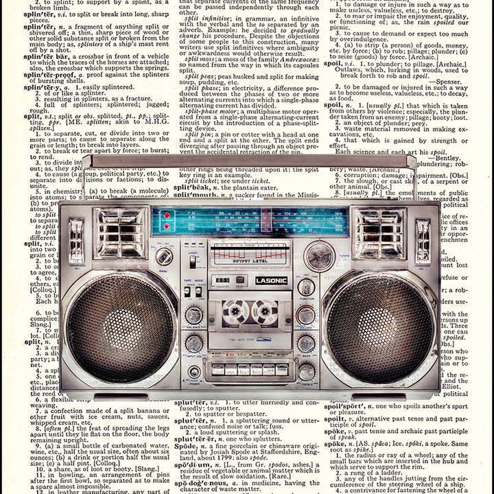 Boom Box pour la vente par Fresh Prints of CT