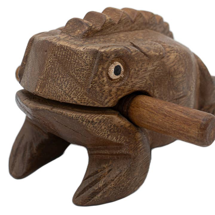 Wooden Croakin' Frogs for wholesale by Pawnee Bill’s