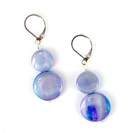 ENEW BLUE - New Blue MOP Earring for wholesale by Sea Lily