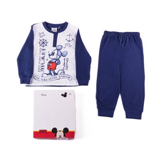 Evidence - Wholesale Sleepwear set – Kids - Long Cotton Children's Pyjamas with Mickey Mouse Pattern0