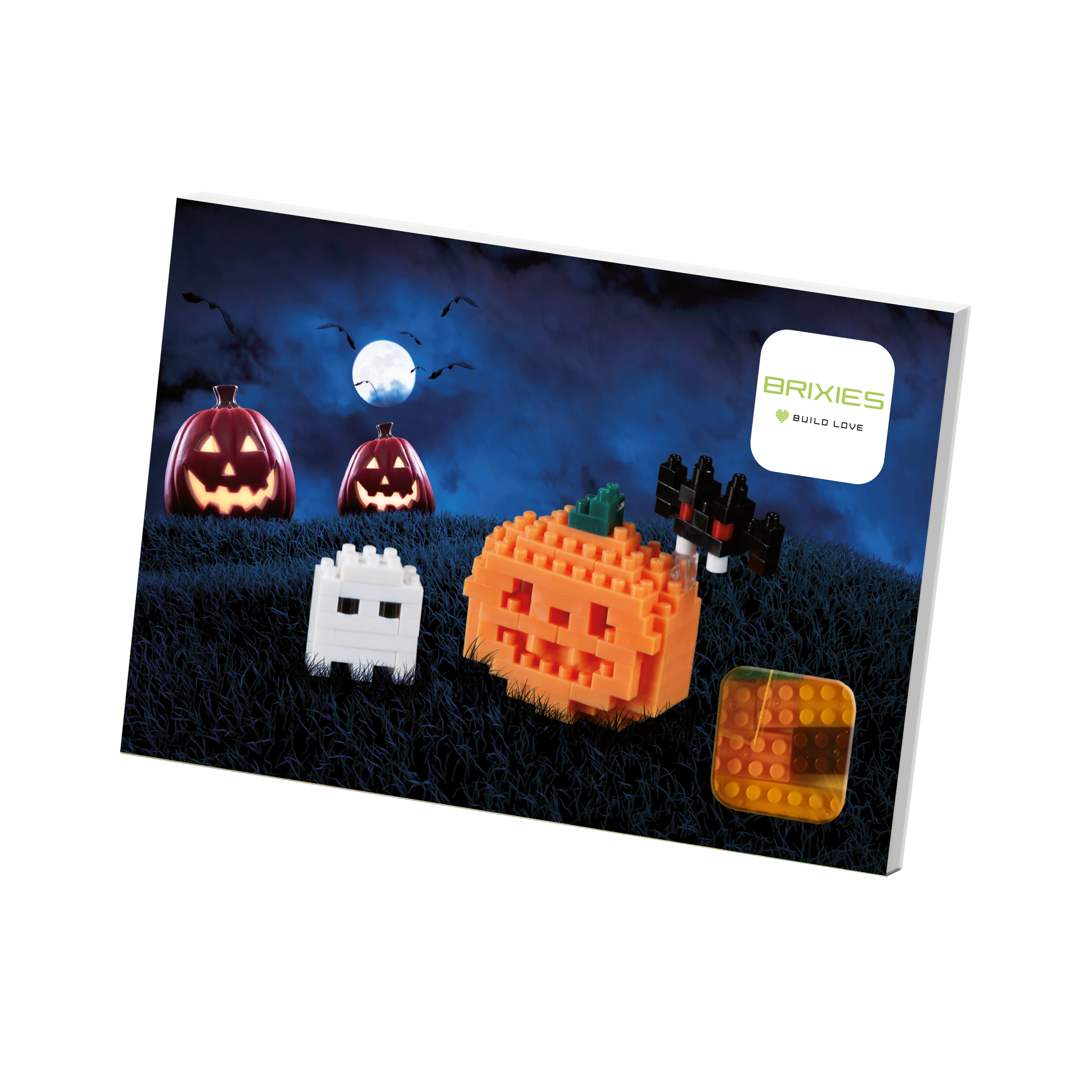 Brixies - Wholesale Build-a-Toy - Kids - BRIXIES Halloween postcard1