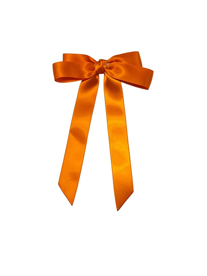 BARRETTE EN SATIN BELLA BOW pour la vente par Lenzo