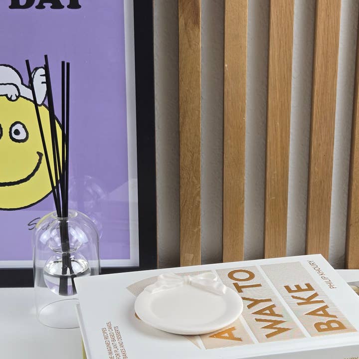 Three Springs Candle Co. - Vente Plateaux à bijoux - Plateau en dentelle à nœud | Bibelot | Plateau de toilette - rond2