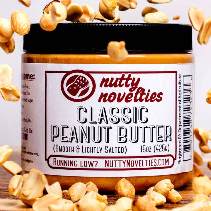 Classic Peanut Butter for wholesale by Nutty Novelties