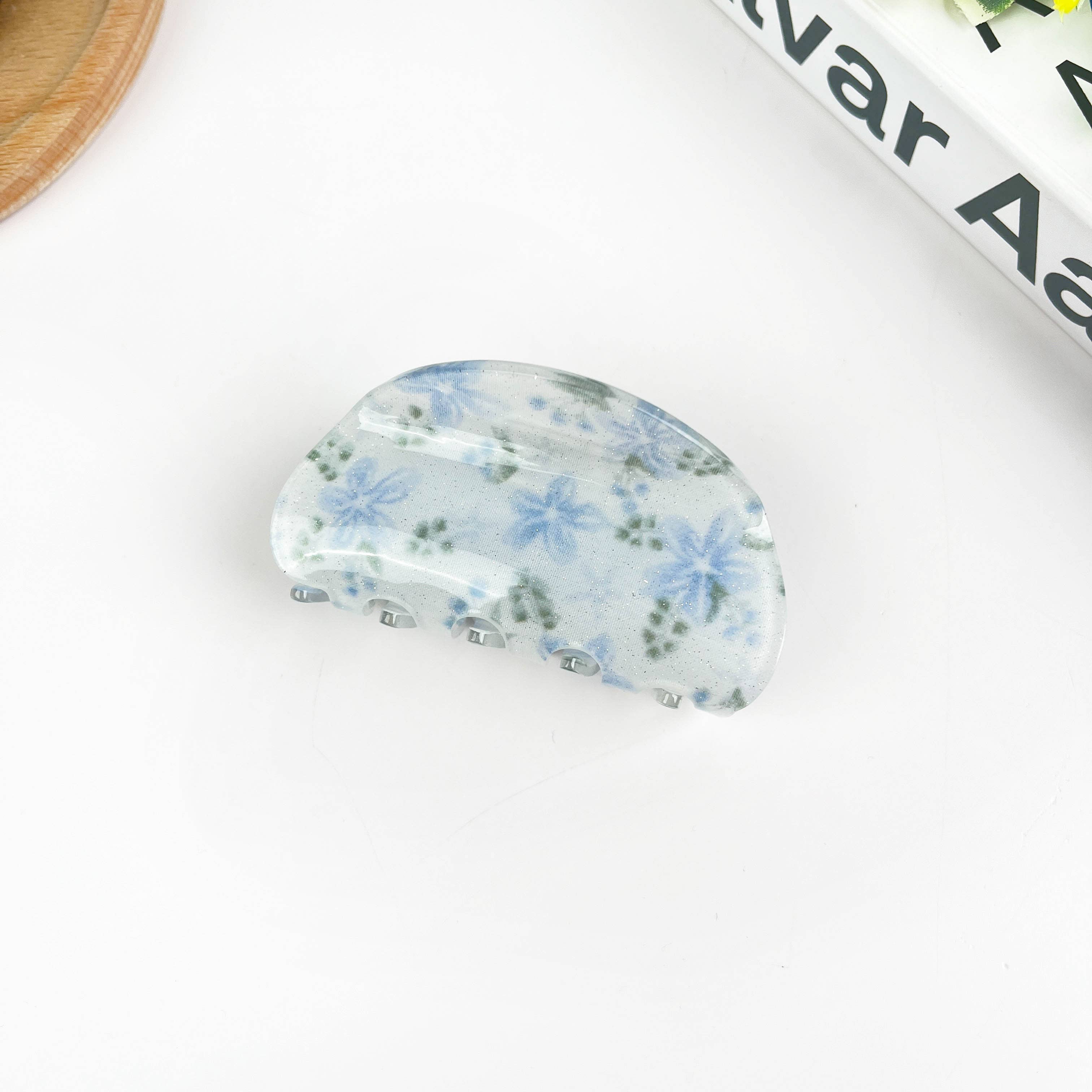 TheDivaSoap - Wholesale Hair Clip - Women's - Small Flower Semicircle Hair Clip3