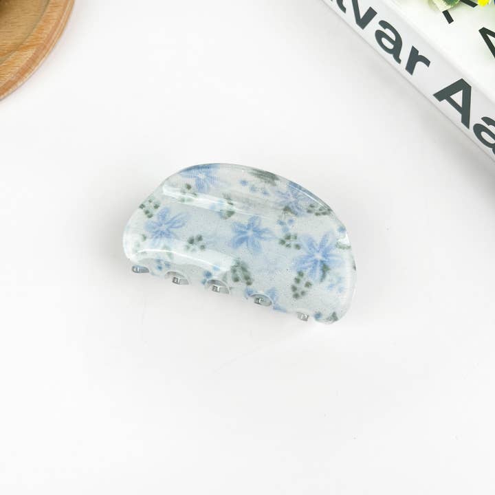 TheDivaSoap - Wholesale Hair Clip - Women's - Small Flower Semicircle Hair Clip3