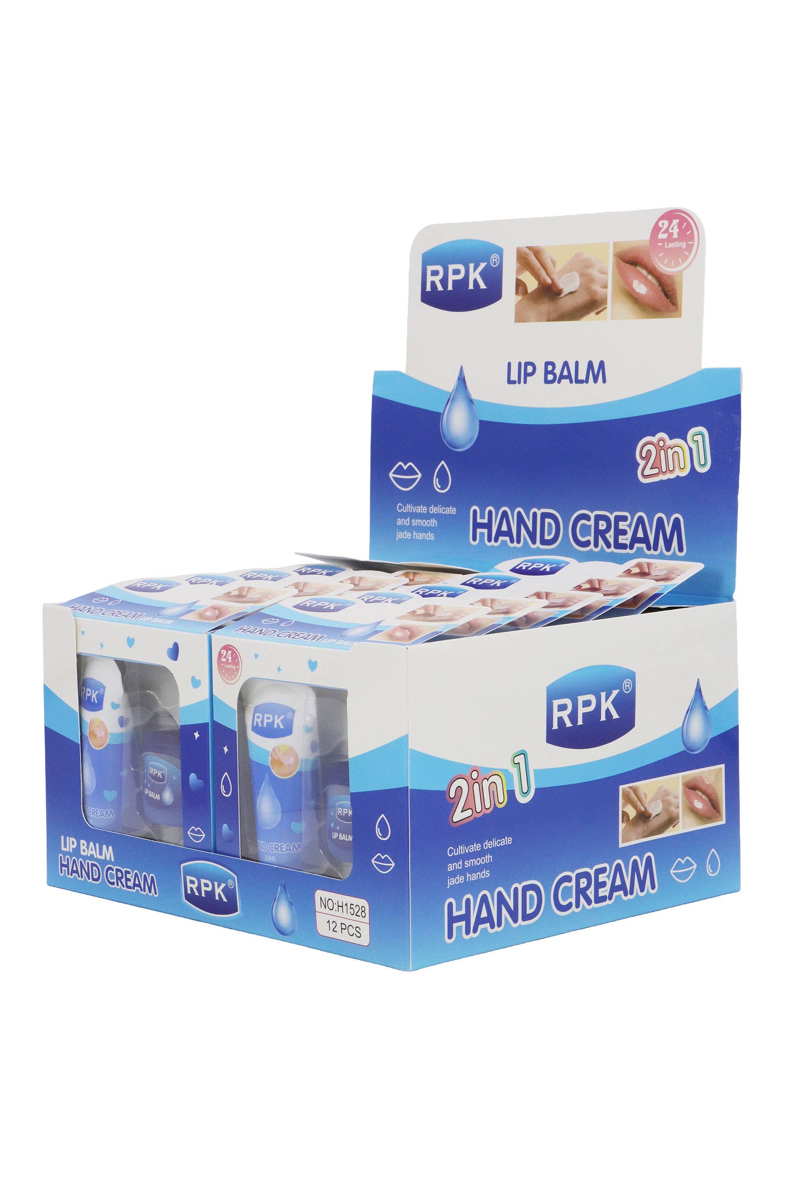 WIE GEZEIGT 2-in-1 Feuchtigkeitsspendende Handlotion und Lippenbalsam für den Großhandel auf Faire1