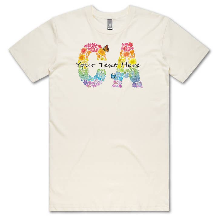 Customizable 100% Cotton Cream Tee, Unisex for wholesale by SF Mercantile