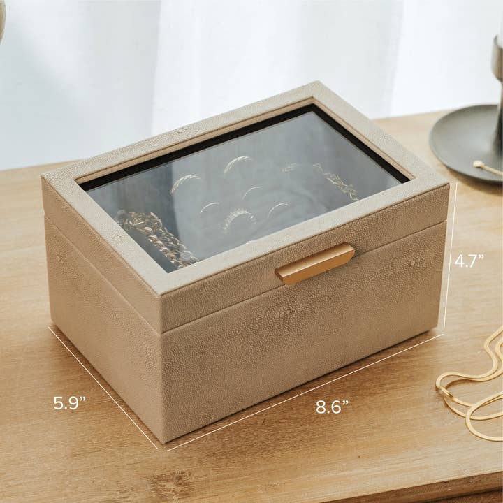 Case Elegance - Wholesale Jewelry Box/Organizer - Sasha Small Jewelry Box