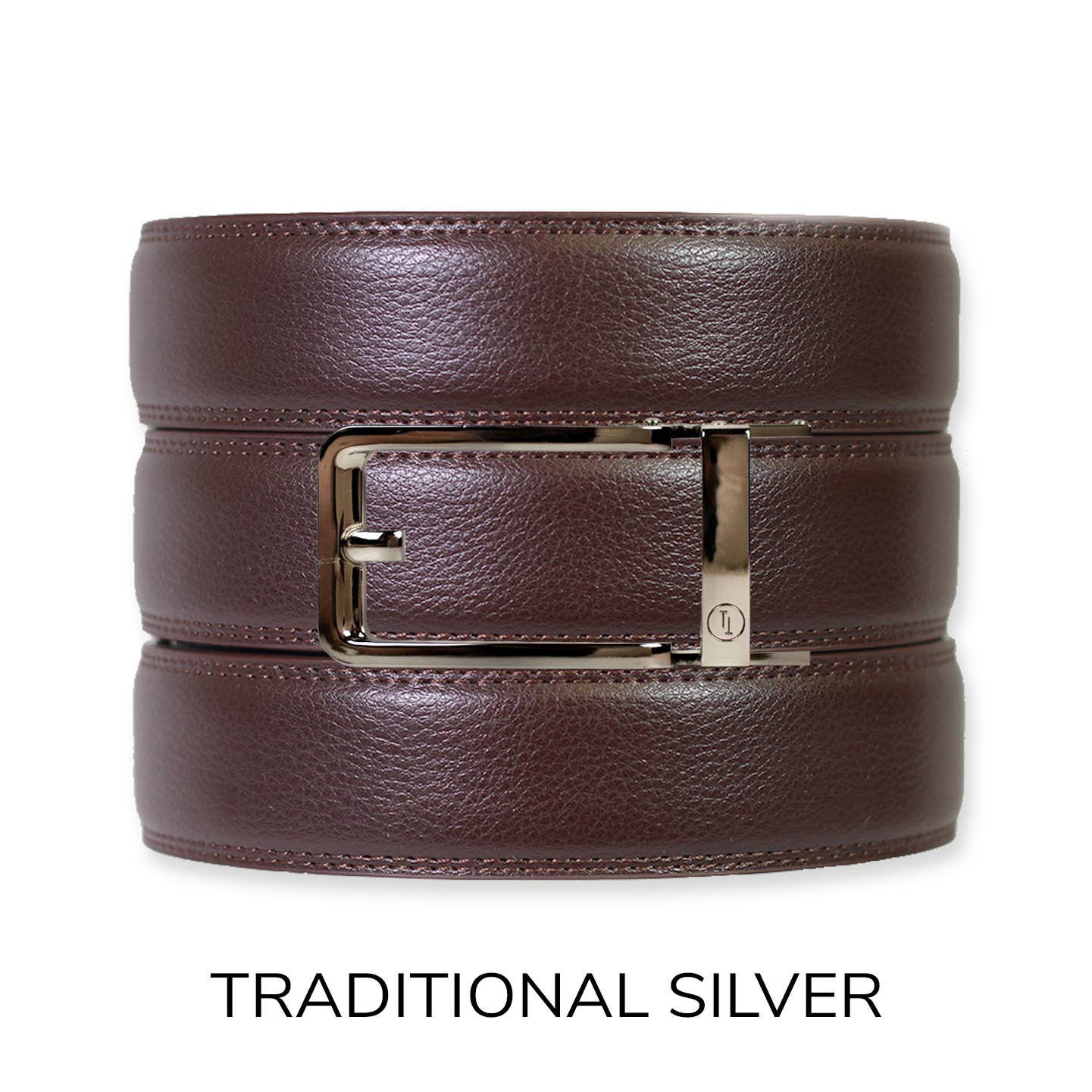 Tough Apparel - Vendita all'ingrosso Cintura - Uomo - Set cintura e fibbia Rachet in pelle Espresso25