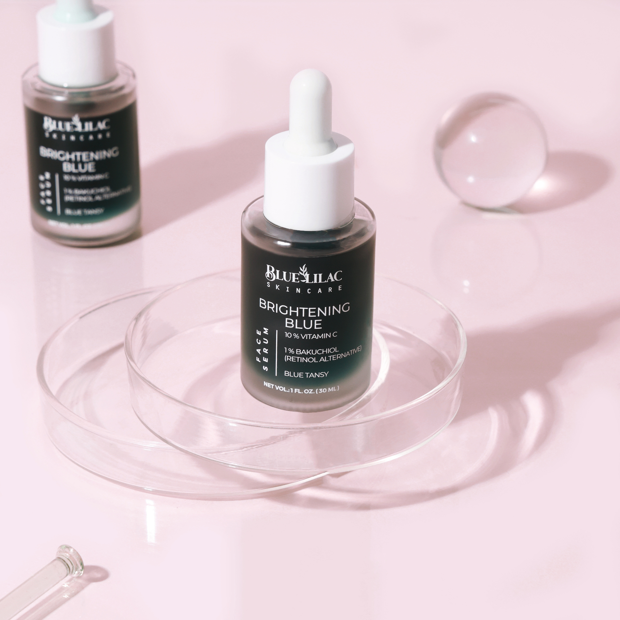 Blue Lilac Skincare - Wholesale Facial Serum/Concentrate - Brightening Blue - Planted Based Retinol Alternative Serum2