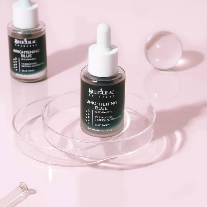 Blue Lilac Skincare - Wholesale Facial Serum/Concentrate - Brightening Blue - Planted Based Retinol Alternative Serum2