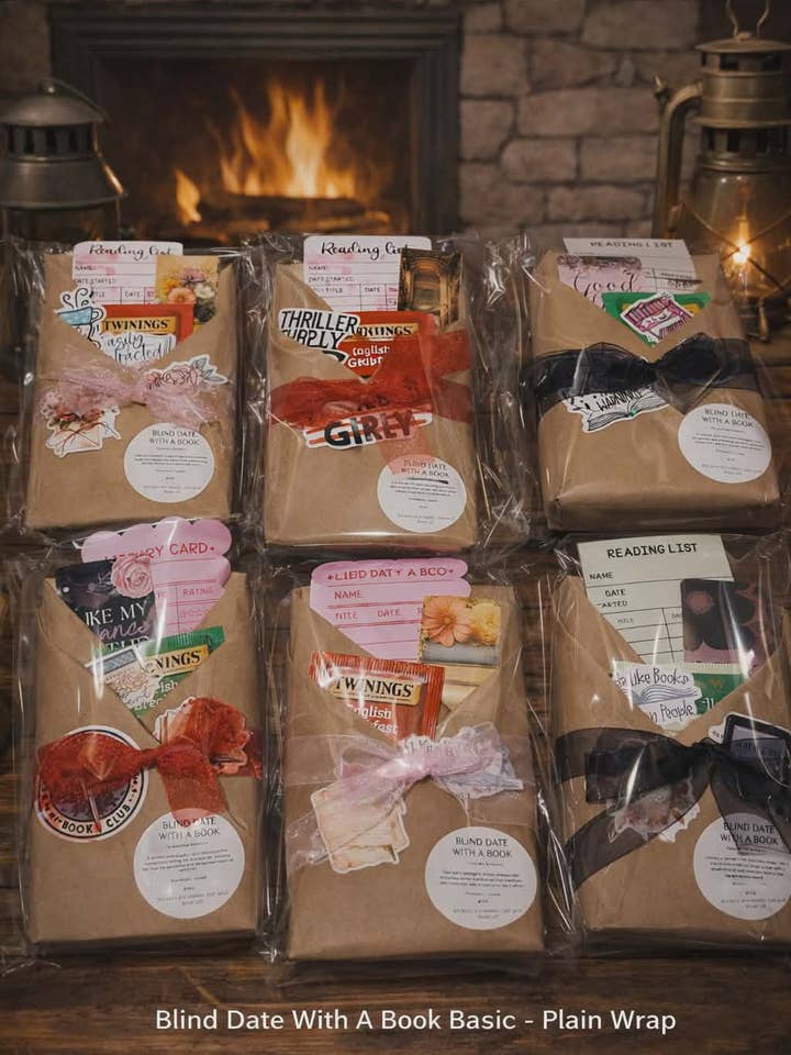 BULK Plain Wrap Blind Date With A Book (10) Fiction for wholesale by Bearly Hyde N Cabin Used Books & Gifts