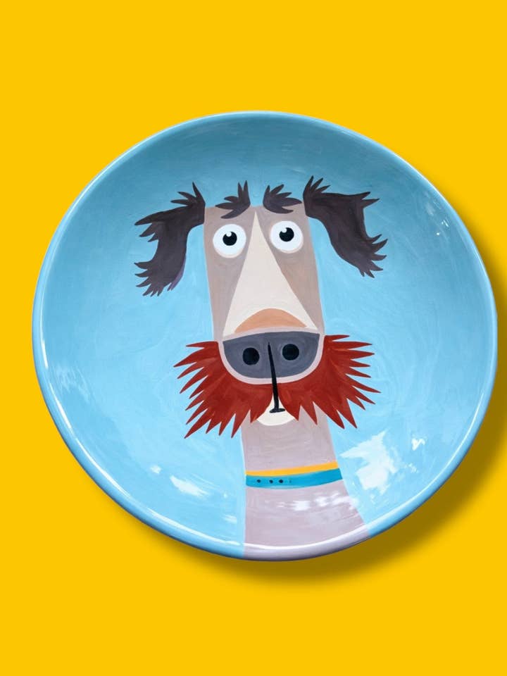 Il piatto in ceramica Piggy for wholesale by Thetis Art Studio