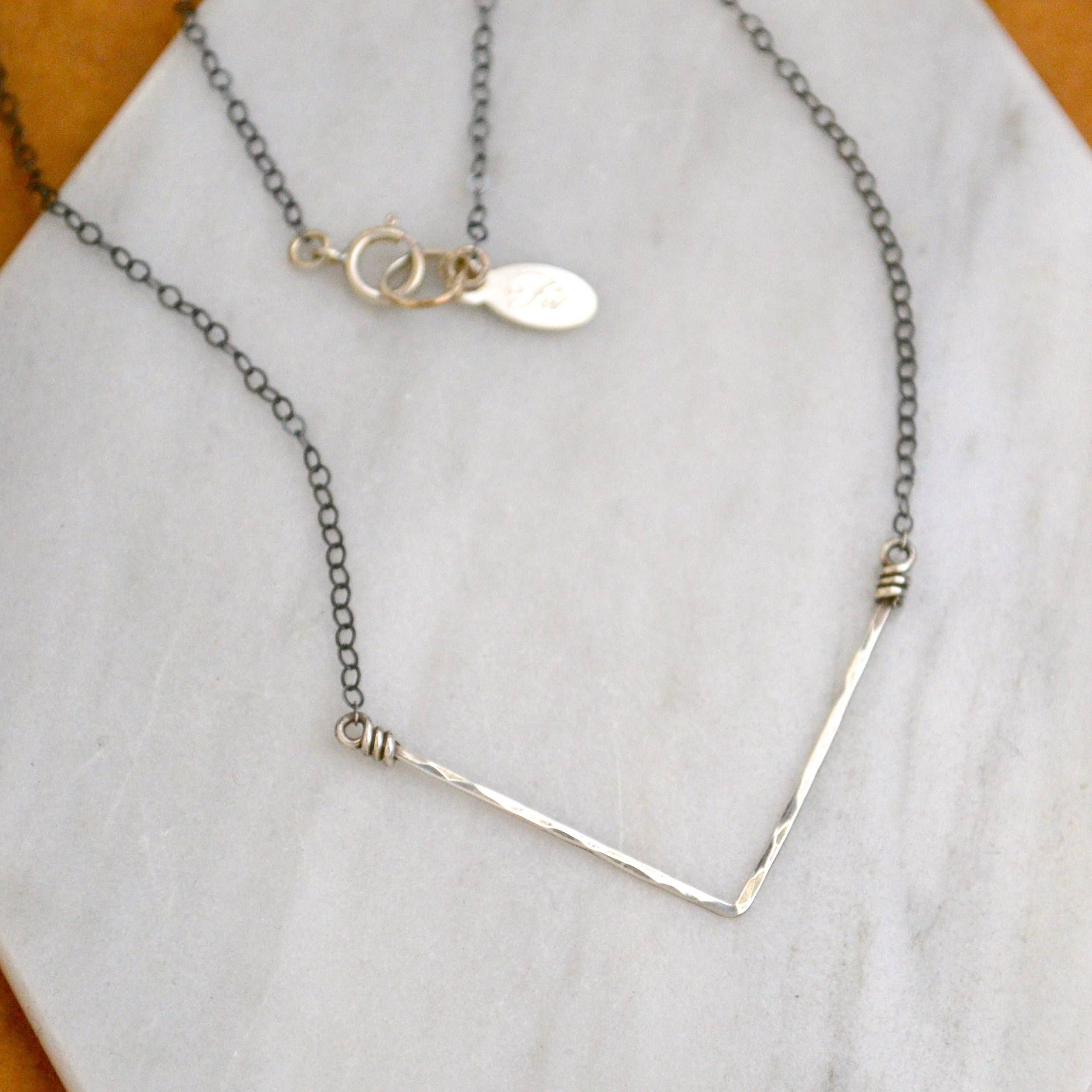 Foamy Wader - Vente Colliers à pendentif - Collier Chevron - Collier pendentif chevron v chatoyant11