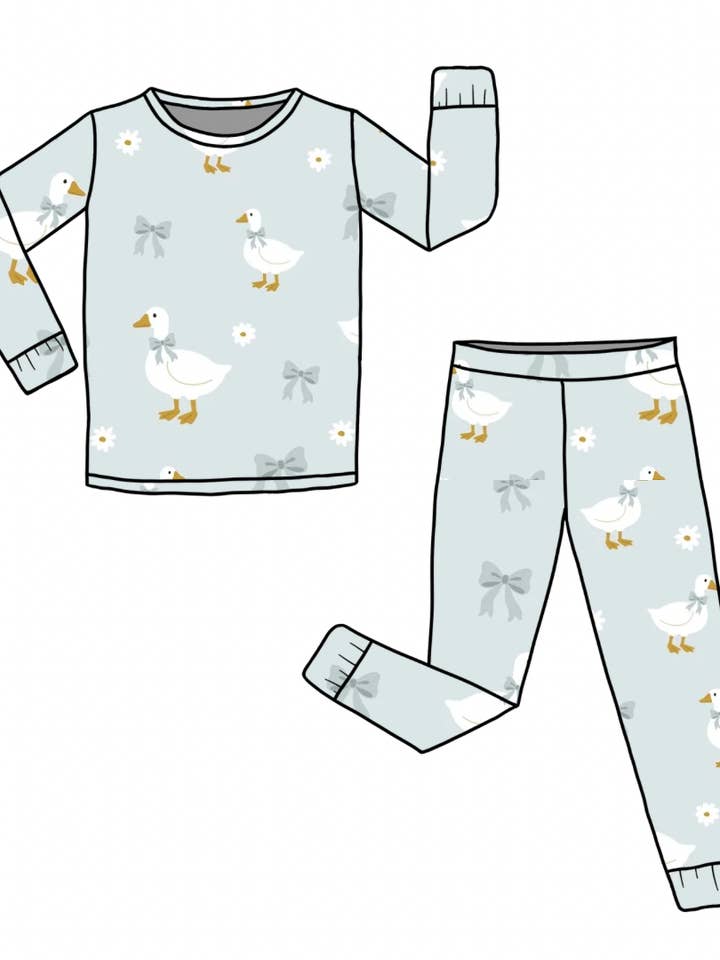 PREORDER Goose Bamboo Pajamas for wholesale by Sue + Jane