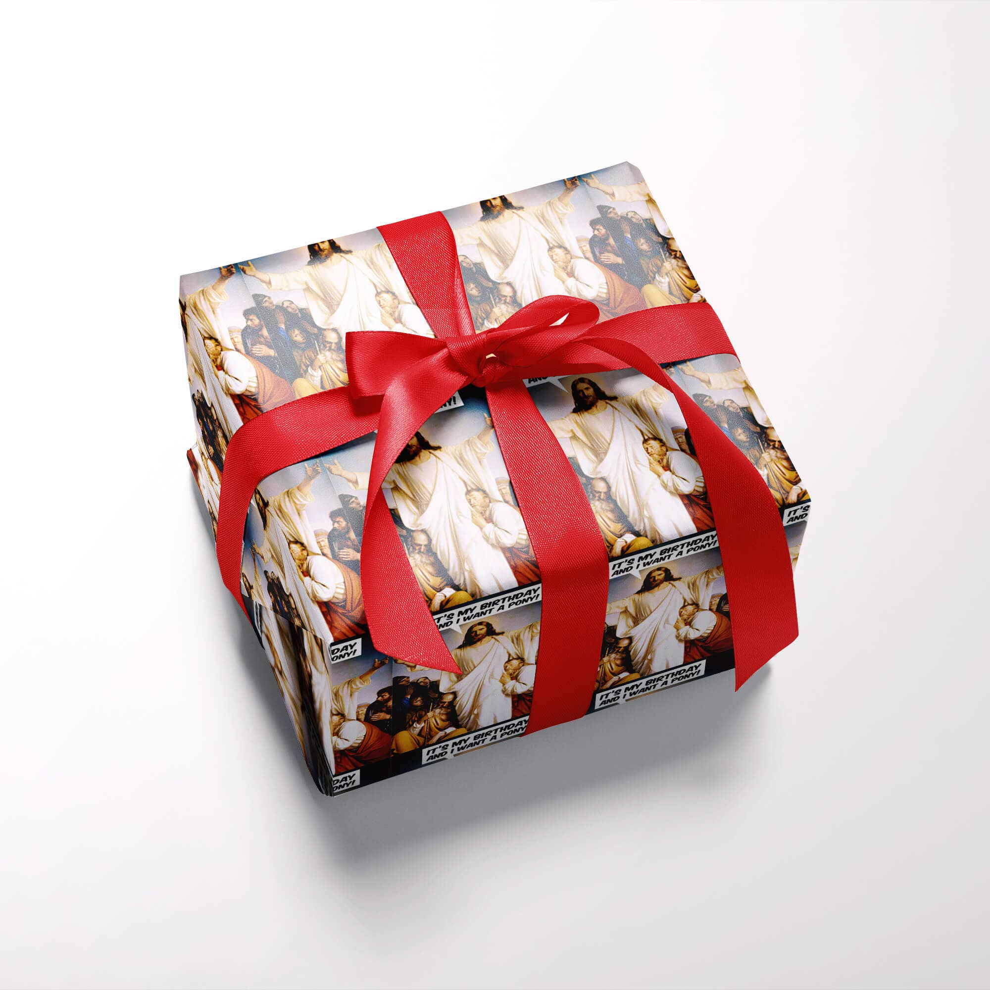 Dean Morris Cards - Wholesale Wrapping Paper Roll - I Want a Pony Christmas Gift Wrap3