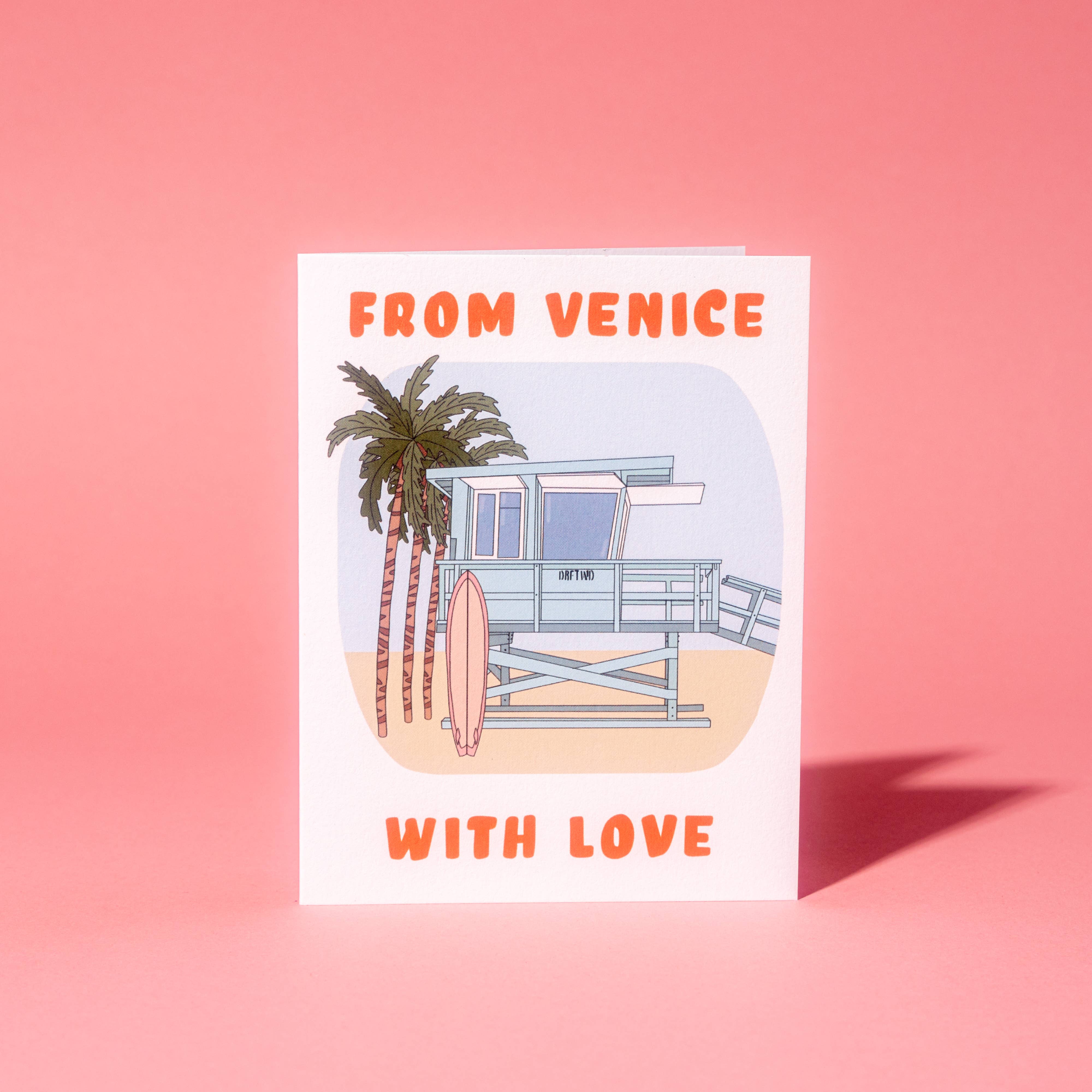 Illustrating Amy - Vente Cartes de déclaration d'amour - Carte Venice Beach2