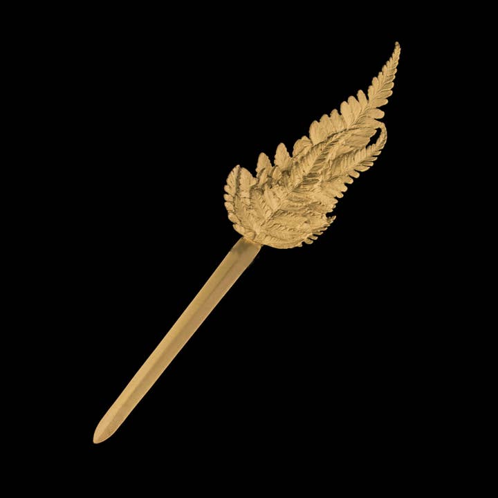 Fern Letter Opener for wholesale by Michael Michaud Table Art