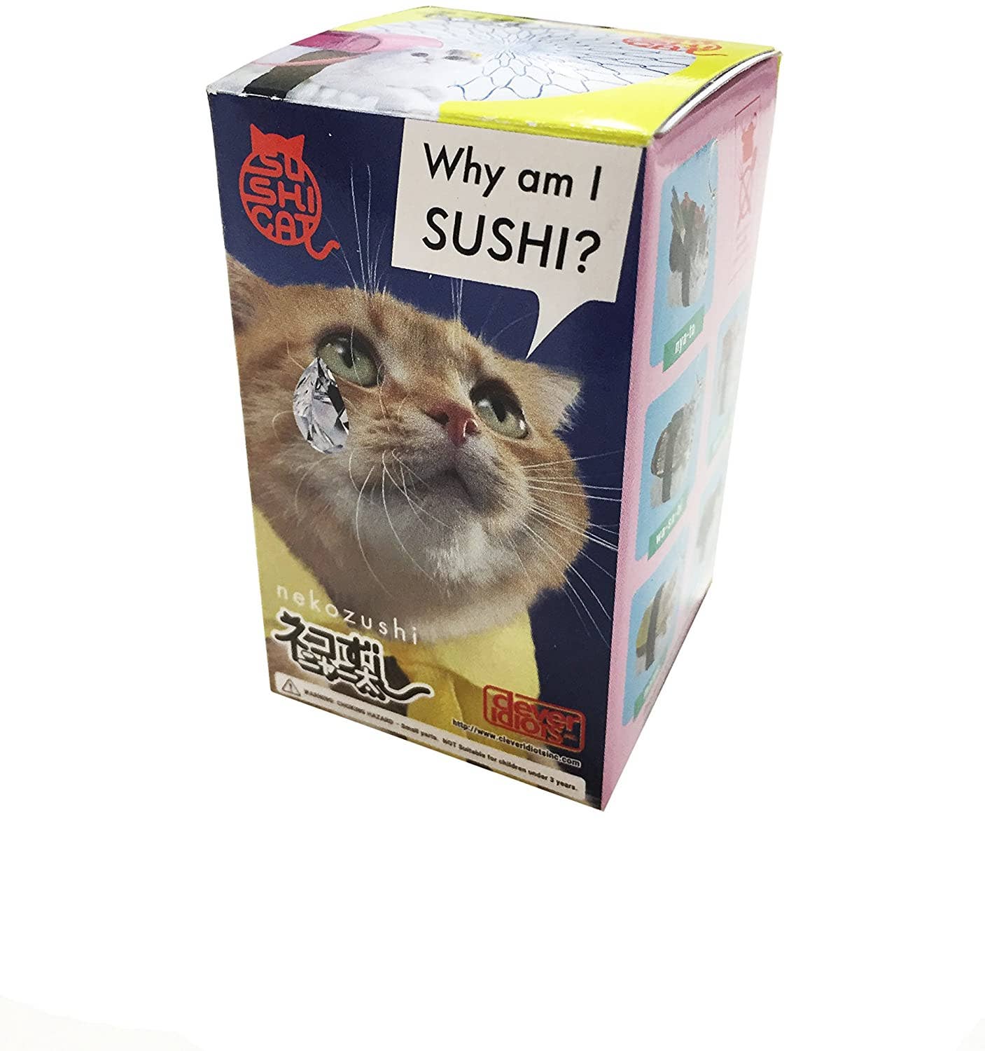 Clever Idiots Inc. - Wholesale Keychain - Unisex - Sushi Cat (Nekozushi) Keyring Blind Box Vol.16