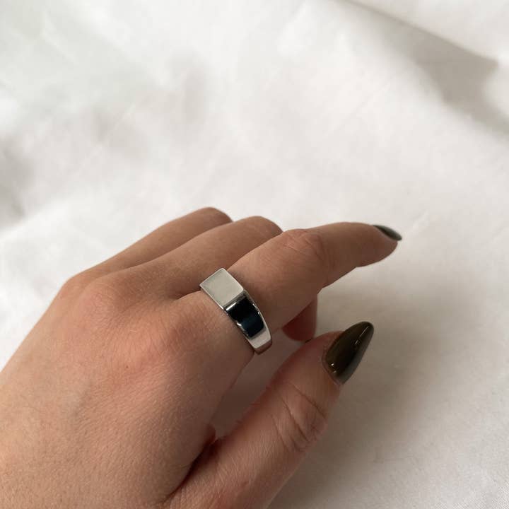 Horace Jewelry - Wholesale Signet Ring - The Signet Stainless Steel Band Ring1