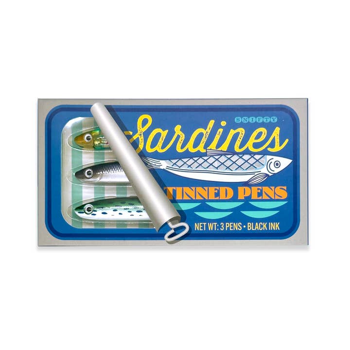 SNIFTY - Wholesale Pen - TINNED FISH PENS - DISPLAY OF 10