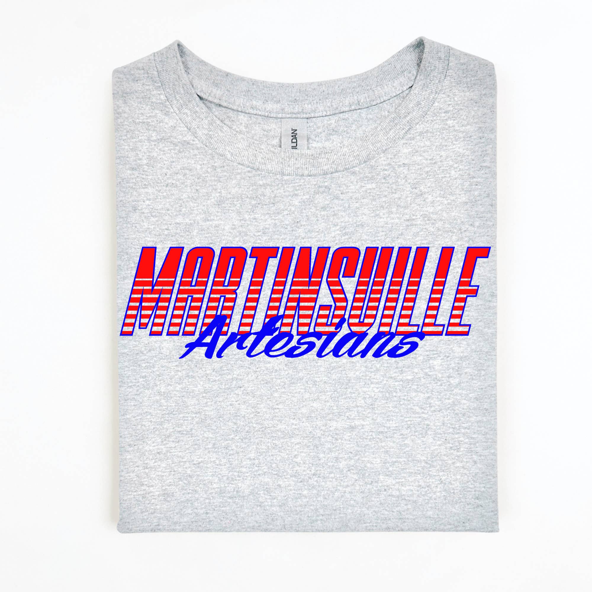 222 PARKSIDE – Engroshandel Grafisk t-shirt - Unisex – Skræddersyet retro skolegrafisk t-shirt med linjer