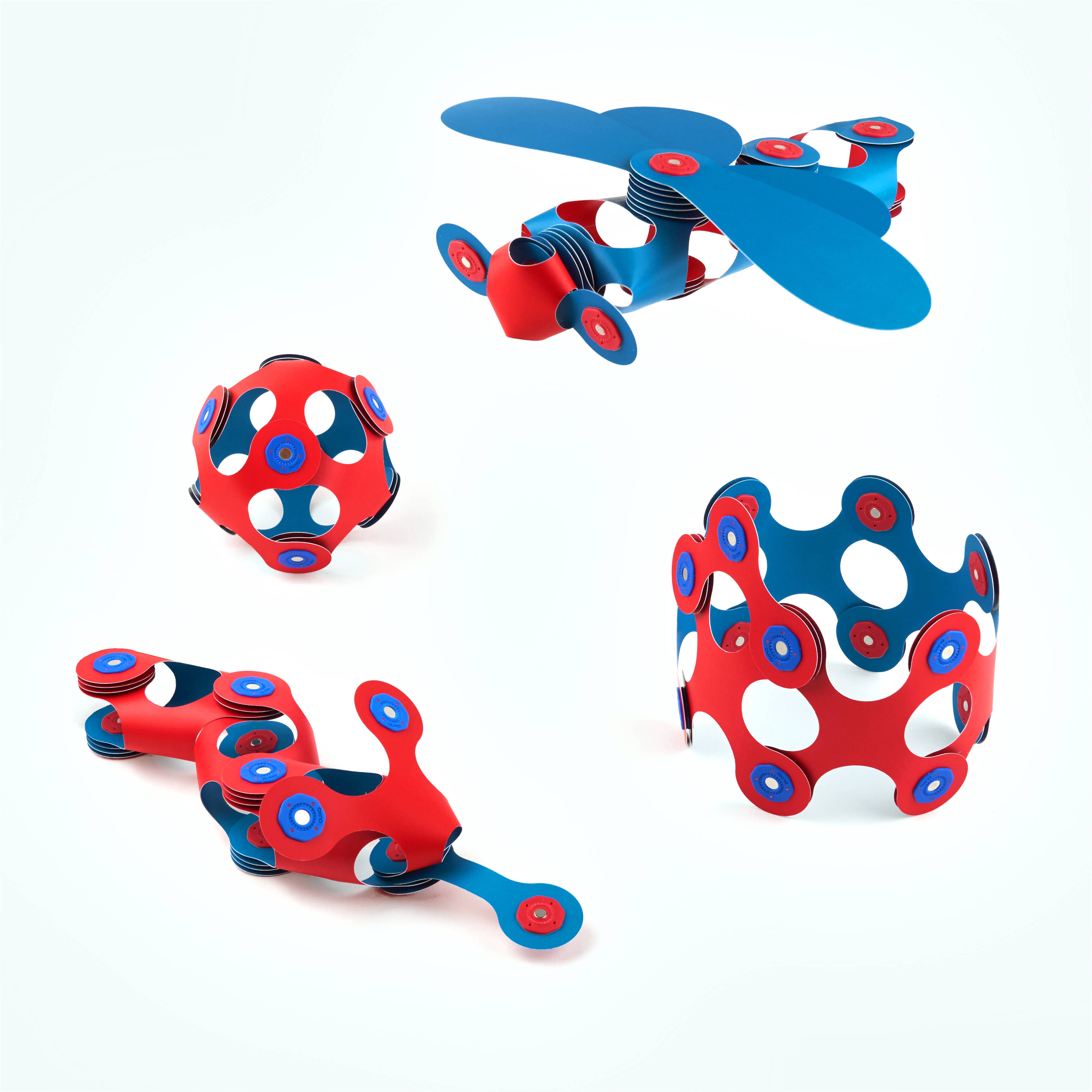 CLICS NV - Vendita all'ingrosso Set di costruzioni - Bambini - Clixo Itsy Pack Fenicottero e Turchese6