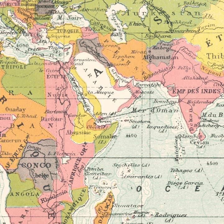 Aster Edition - Wholesale Poster - Poster: Map - The Terrestrial Sphere3