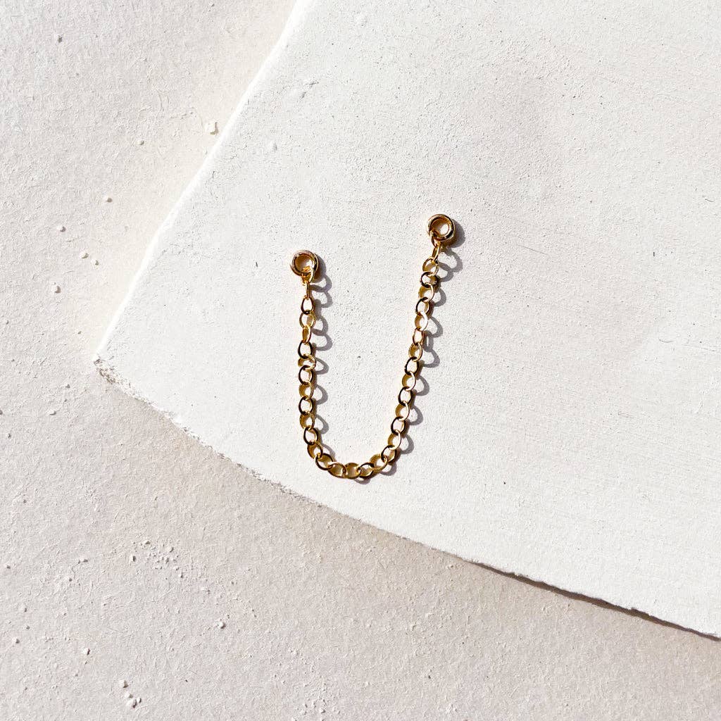 AMBER E LEA - Wholesale Dangle Earrings - Chain Ear Jacket