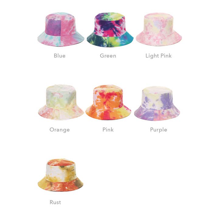 Hana - Wholesale Bucket Hat - Women's - Tie Dye Bucket Hat24