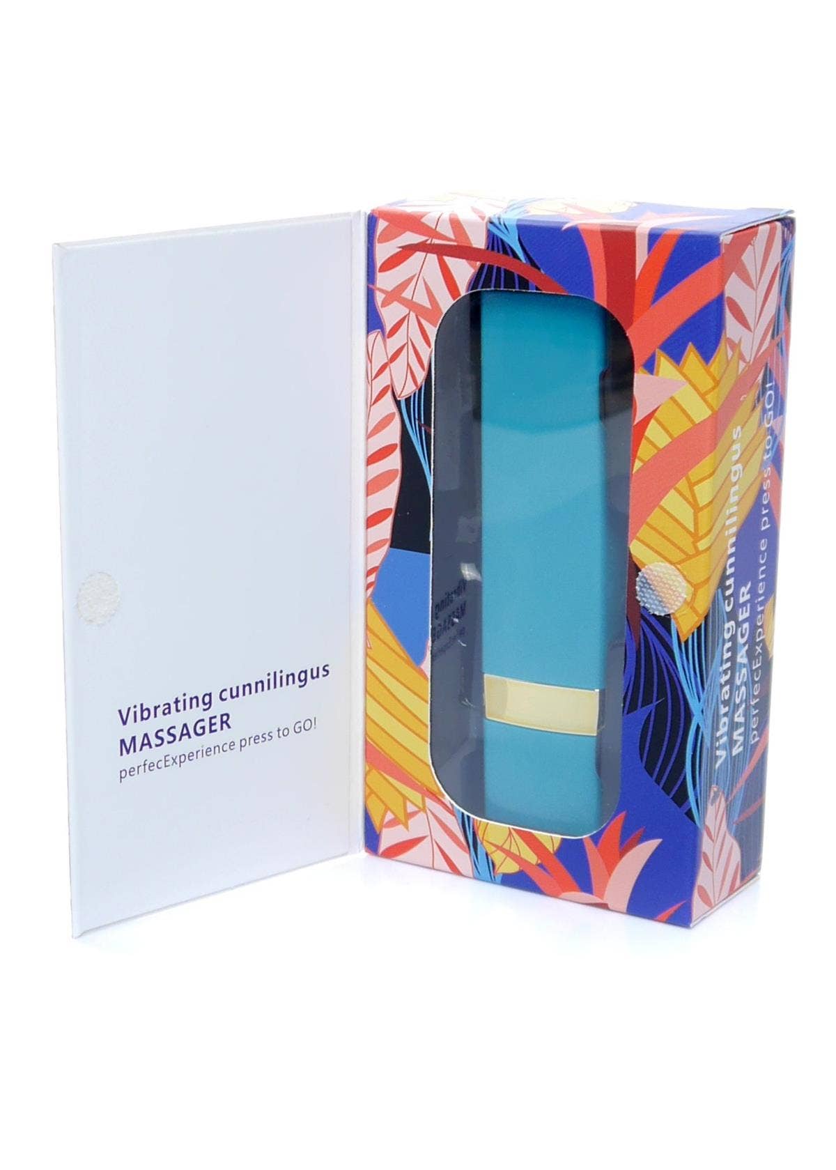 Kinky Pleasure - Wholesale Sex Toy - Bossoftoys - 22-00022 - Lipstick Vibrator - Rechargeable - Blue housing - Color box4