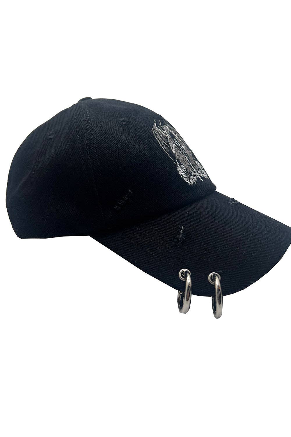 vampirefreaks - Wholesale Baseball Cap - Women's - Grim Reaper Pierced Baseball Cap6