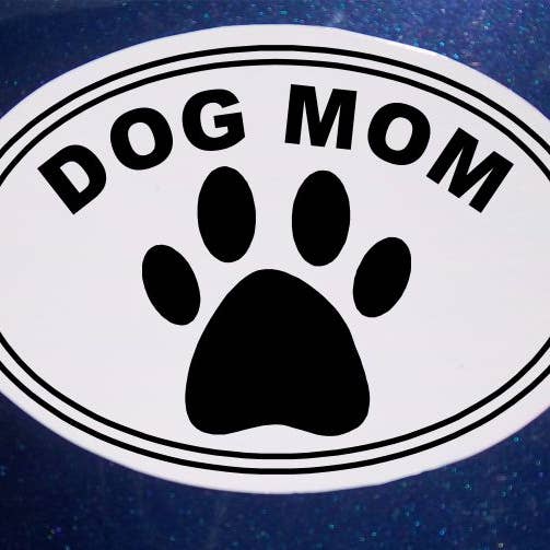 Chien Maman Aimant de voiture pour la vente par Nan Made Too