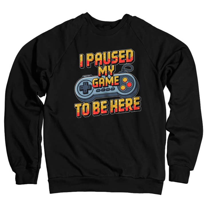 I Paused My Game To Be Here Sweatshirt for wholesale by Hybris Production AB