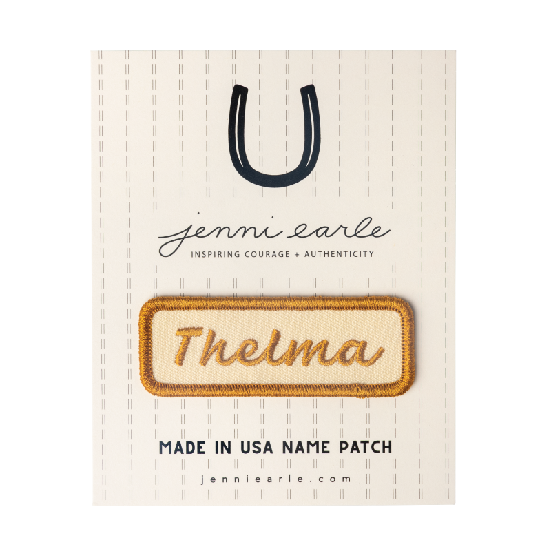 Jenni Earle - Wholesale Patch - "thelma" name patch0