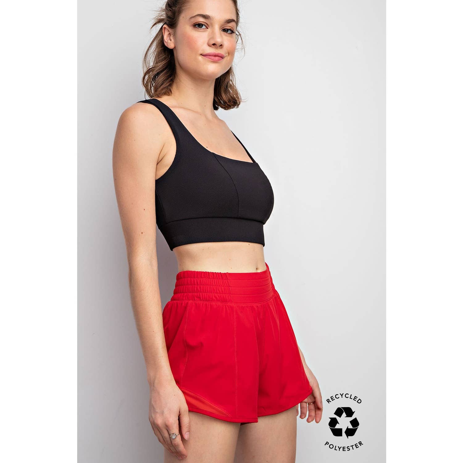 Rae Mode - Wholesale Athletic Shorts - Women's - RECYCLED ACTIVE SHORT WITH MESH47